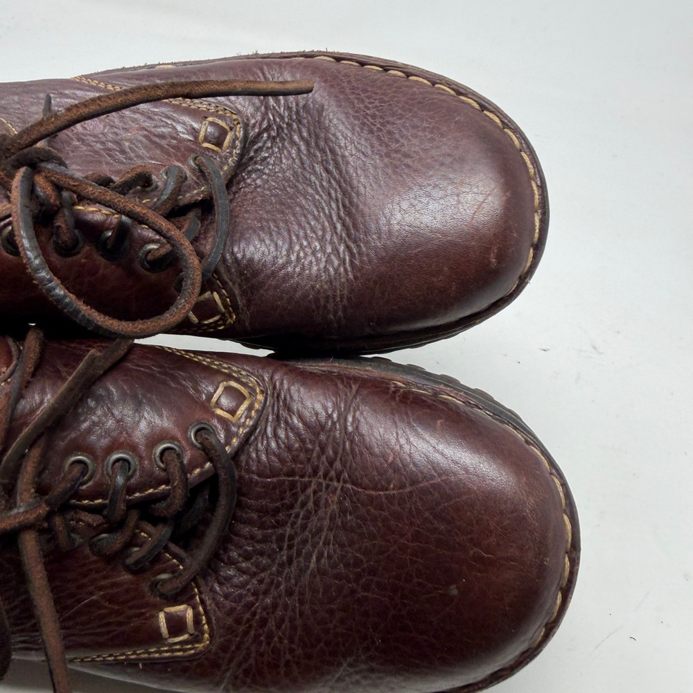 Born Oxford Shoes Womens 7.5 W6540 Brown Leather Lace Up Casual EUC - Picture 8 of 9